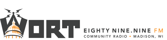 Logo for WORT 89.9 FM Madison, WI
